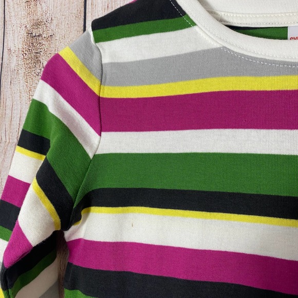 Vtg 2010 Gymboree MERRY & BRIGHT Striped Long Sleeve Shirt Top 12 NWT Flaw - Picture 2 of 4